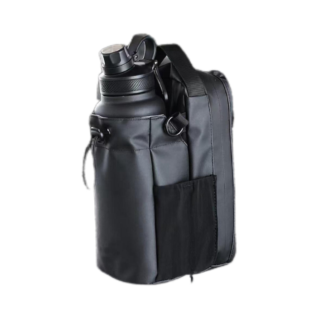 Fitness Magnetic Water Bottle Bag, Large Capacity Multi-Functional Sports Water Bottle Storage Hanging Bag