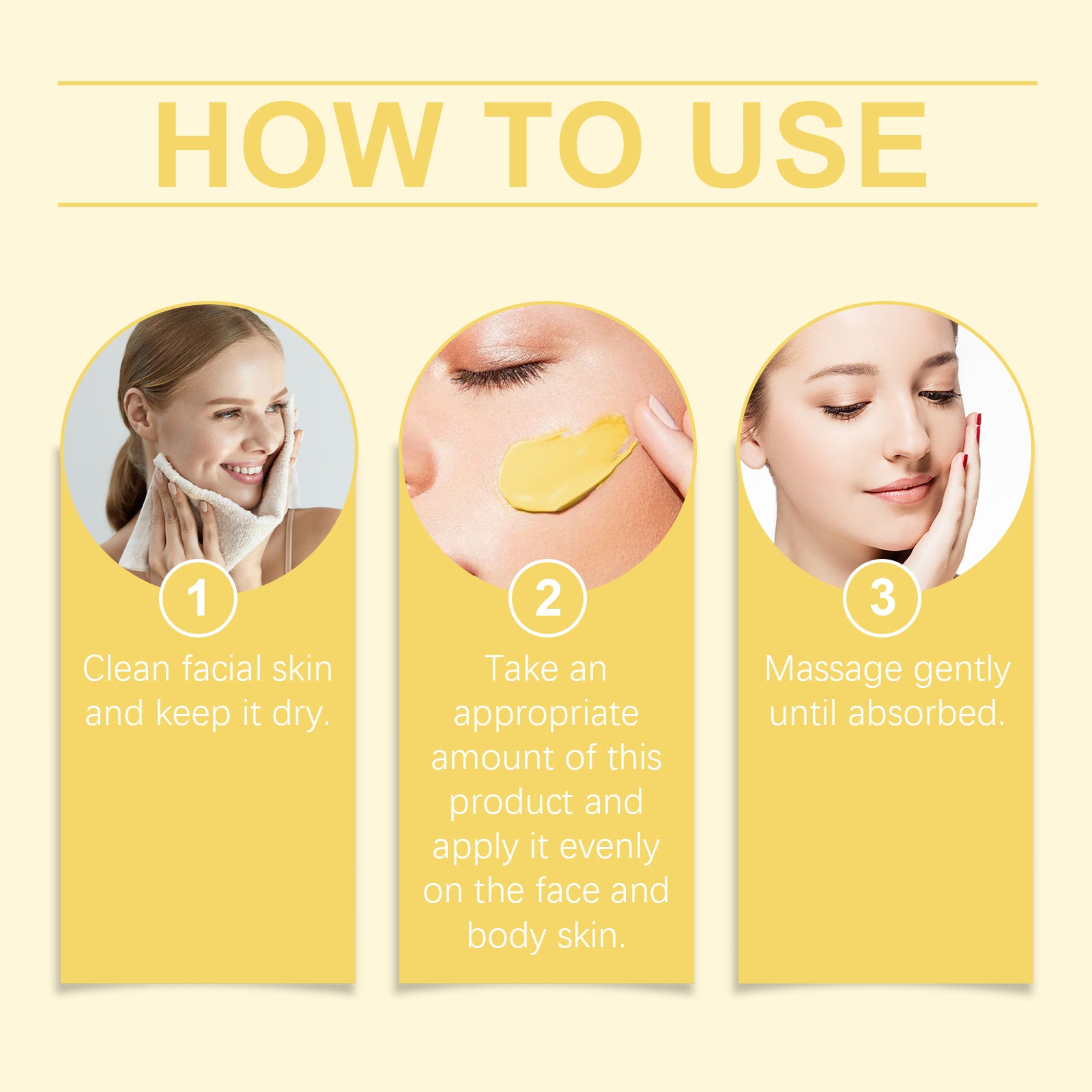 Houkea Bee Venom Care Cream Gentle Repair Clean, Moisturize And Smooth Skin Apply Body Care Cream All Over The Body