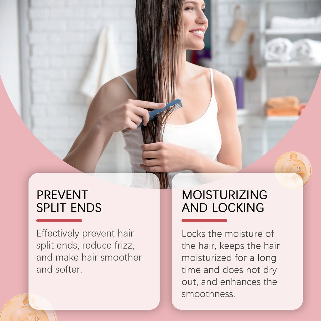 Hoegoa Leave-In Hair Care Essence Rosemary Begonia Hair Care Essence Strengthens And Nourishes Hair