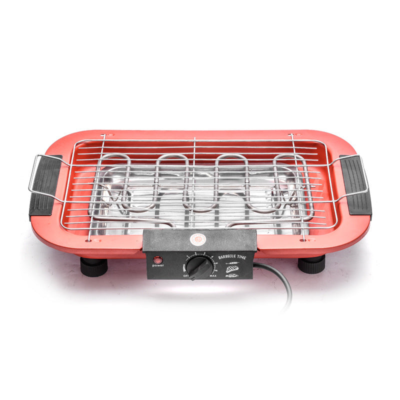 Portable Stainless Steel Electric Grill | 6 Heat Levels | Ideal for Indoor Cooking, Outdoor Camping & Home Parties