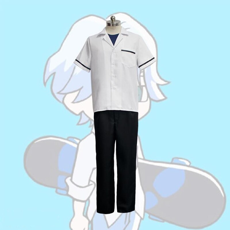 Cos Snow Langa Hasegawa Coaplay Japanese Anime the Infinity Costumes Halloween Carnival Party School Uniform Full Set