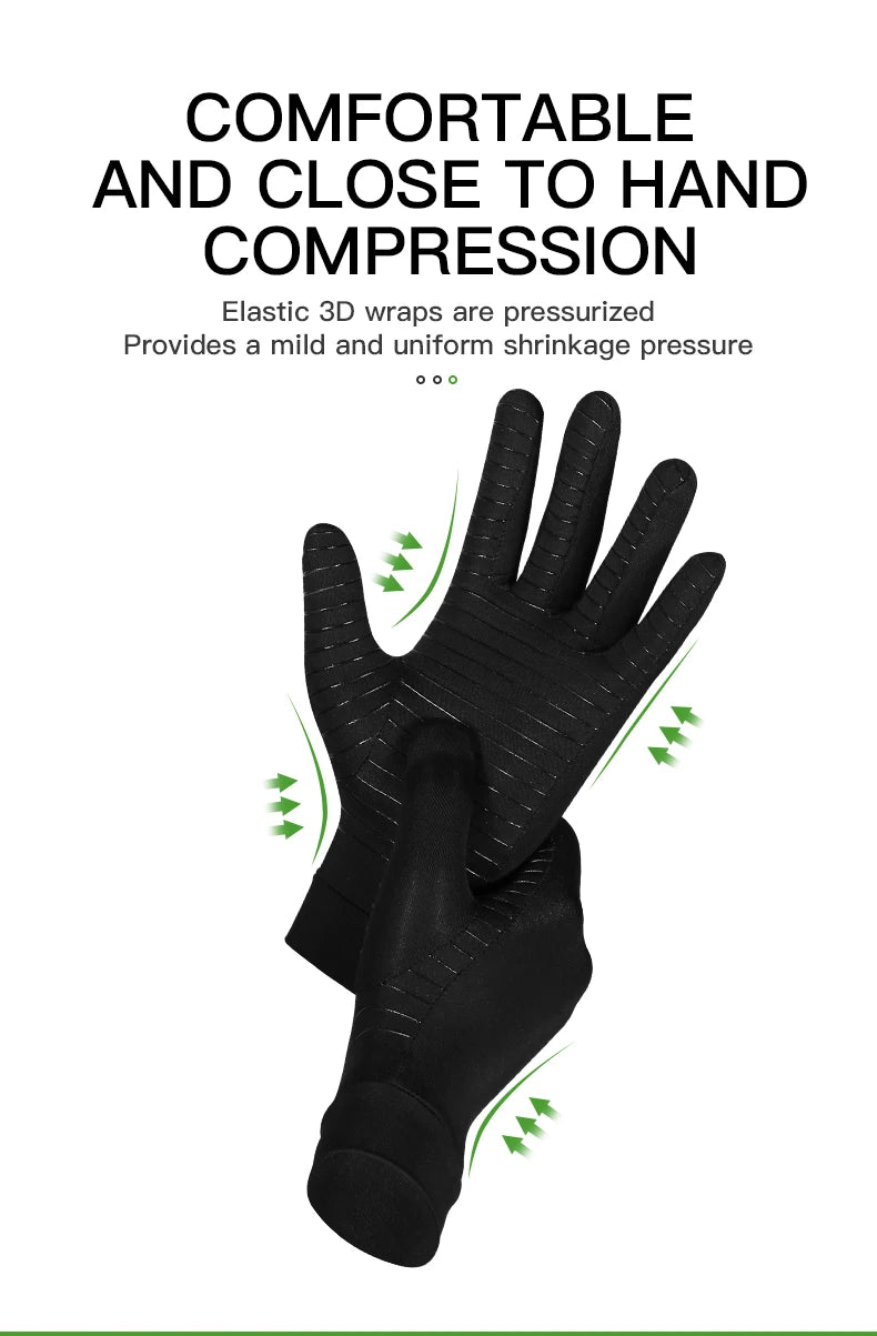 Indoor writing computer health exercise joint pain relief physical therapy anti edema protection nursing rehabilitation full finger gloves