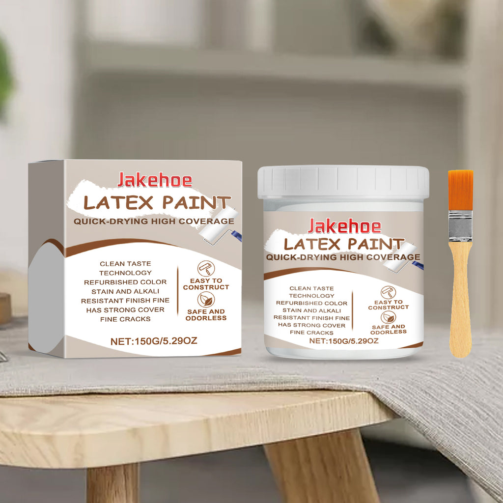 Jakehoe White Latex Paint Wall Retreader Home Cleaner Covering Stains Paint Wall Paint