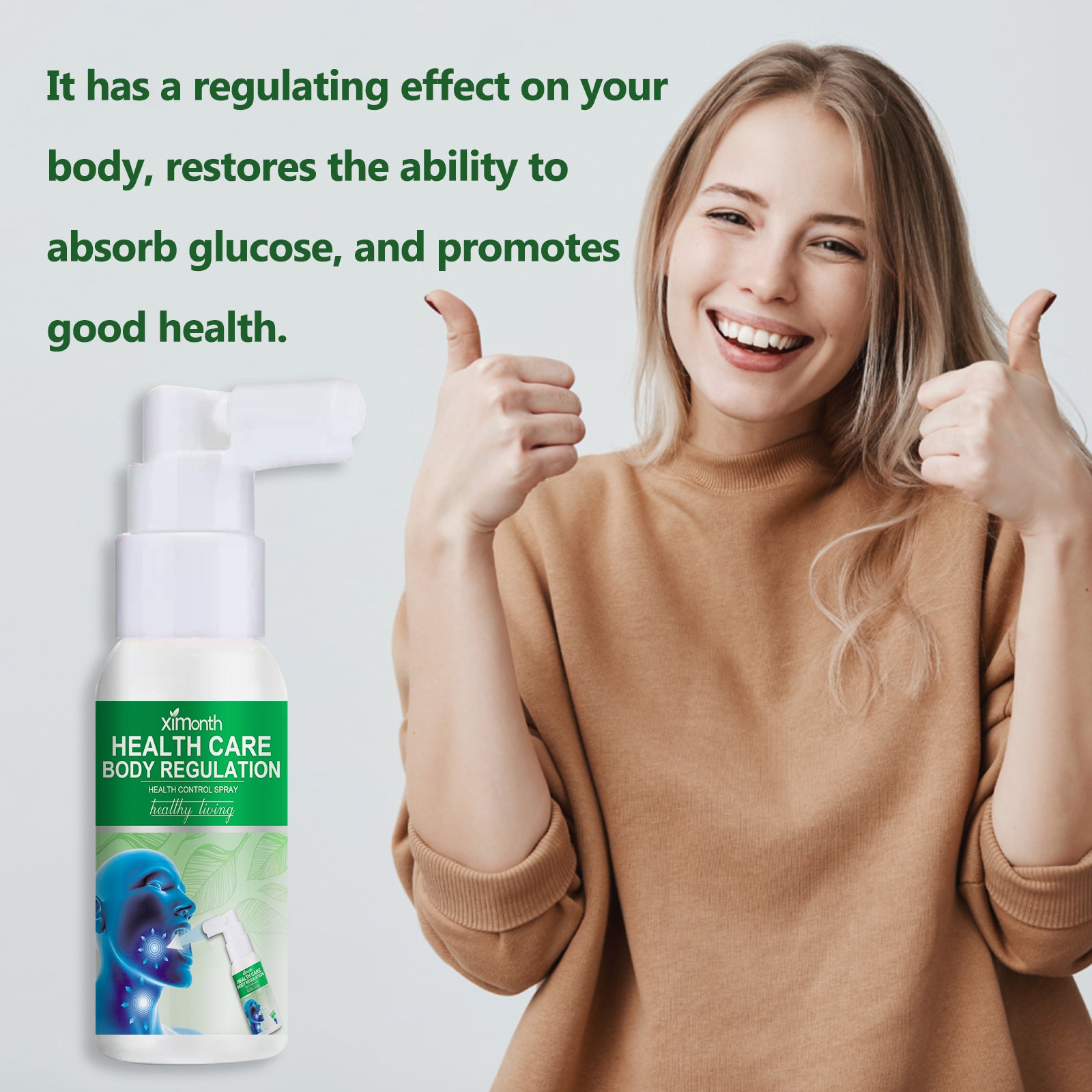 Health Control Spray, Relieve Dizziness And Discomfort Sugar Relief Health Care Spray