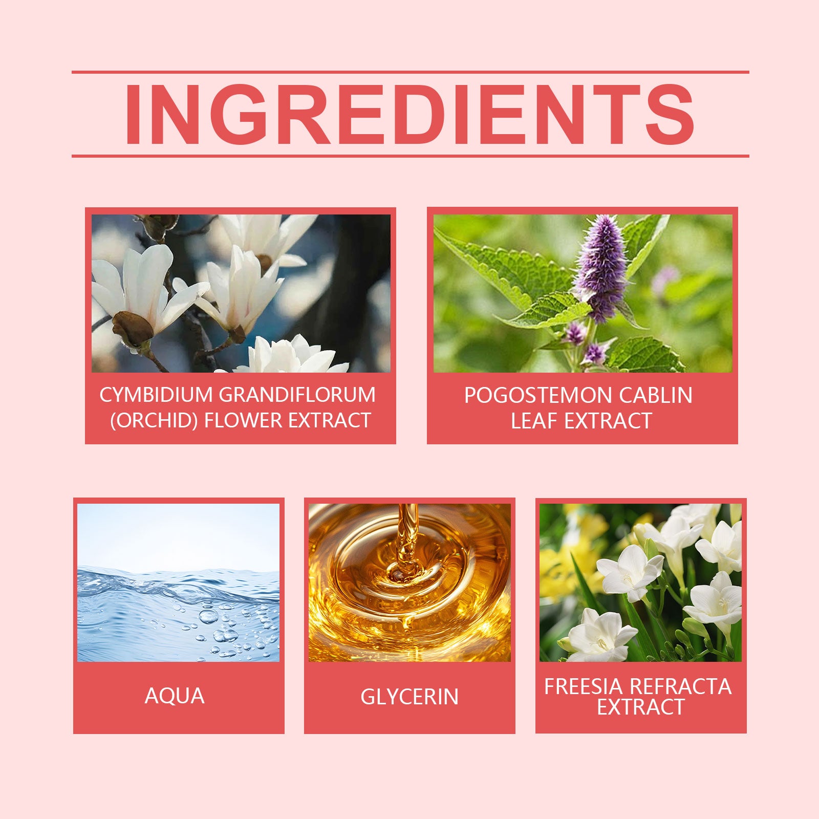 Roxelis Elegant Orchid Perfume Lasting Fragrance Natural Fresh Elegant Lasting Charming Daily Date Portable Perfume