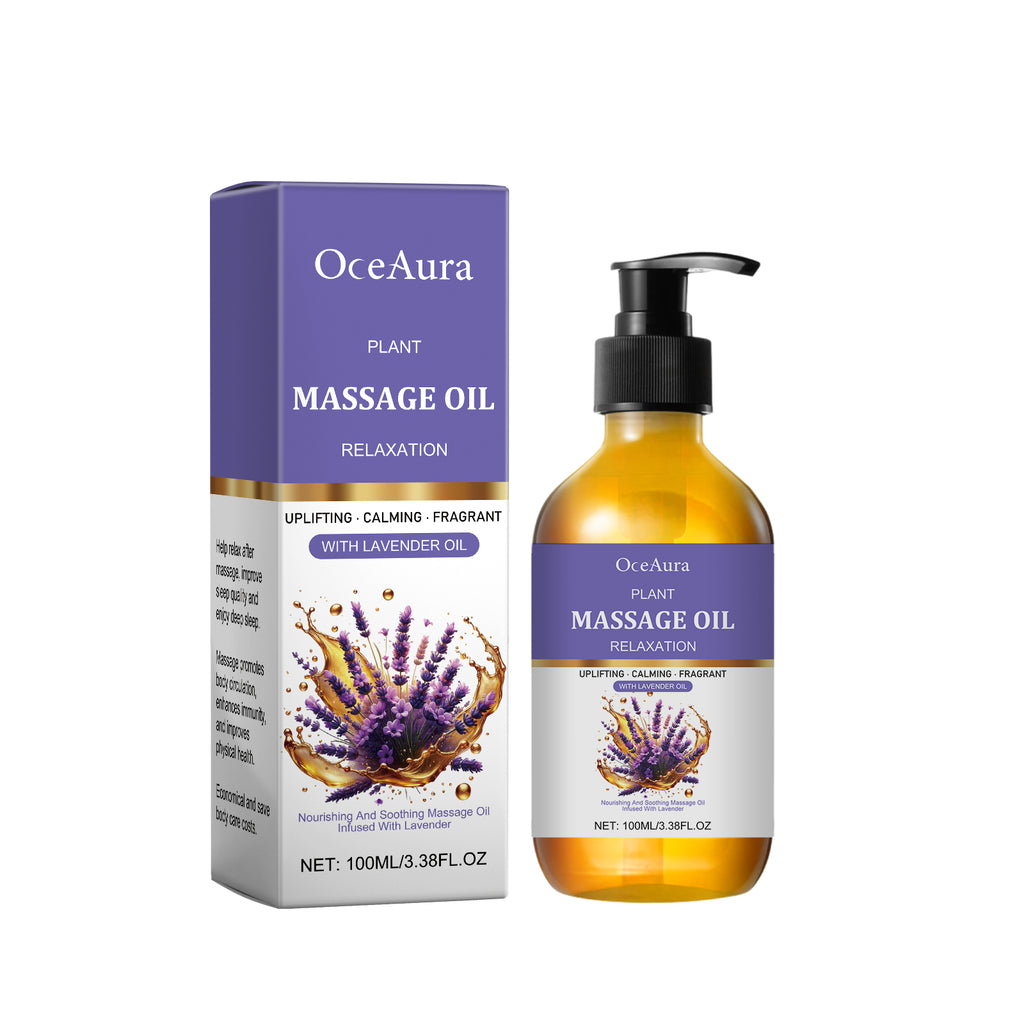 OceAura Lavender Essential Oil Gently Soothes The Body And Moisturizes The Skin With A Fragrance That Easily Absorbs Body Massage Oil