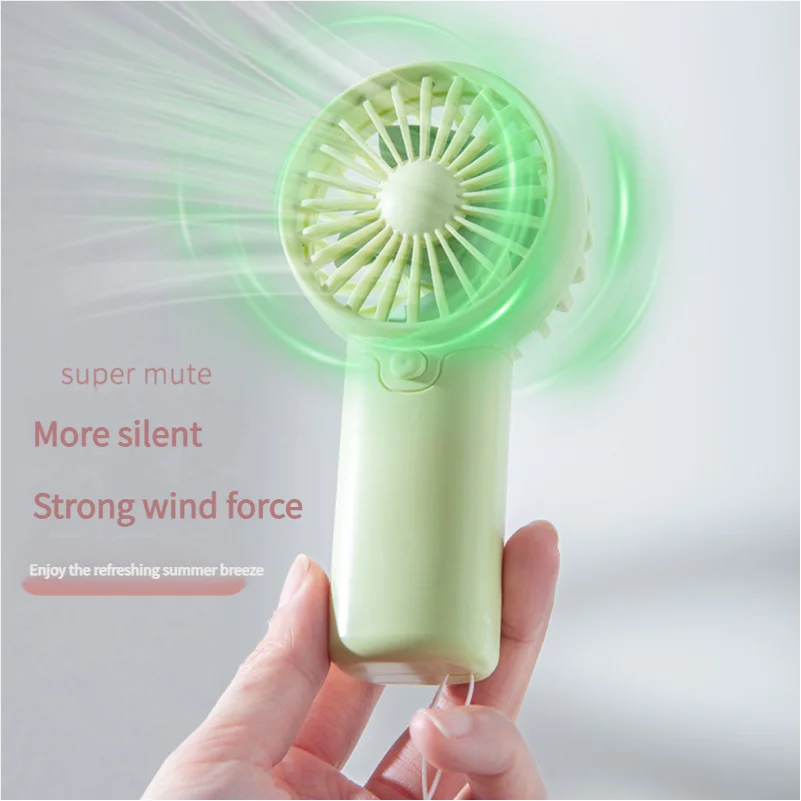 MEET SUN Portable Fan Convenient Creative Small Fan Pocket Hand-held Fan Lightweight AAA Battery Handheld Mini Fan Air Coolers