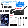 EJEAS V6 PRO+/PLUS Motorcycle Helmet Bluetooth Walkie Talkie 6 Rider Distance 800 Meters Waterproof IP67