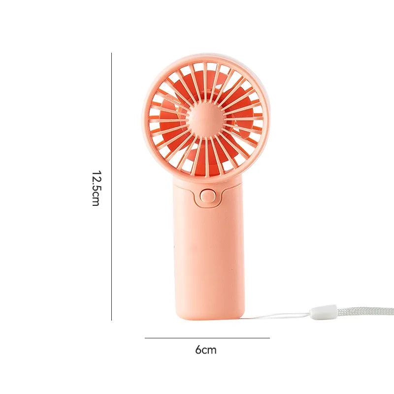 MEET SUN Portable Fan Convenient Creative Small Fan Pocket Hand-held Fan Lightweight AAA Battery Handheld Mini Fan Air Coolers