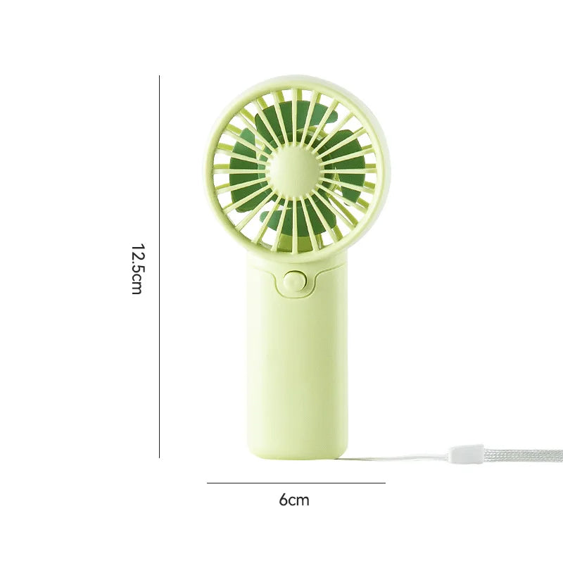 MEET SUN Portable Fan Convenient Creative Small Fan Pocket Hand-held Fan Lightweight AAA Battery Handheld Mini Fan Air Coolers