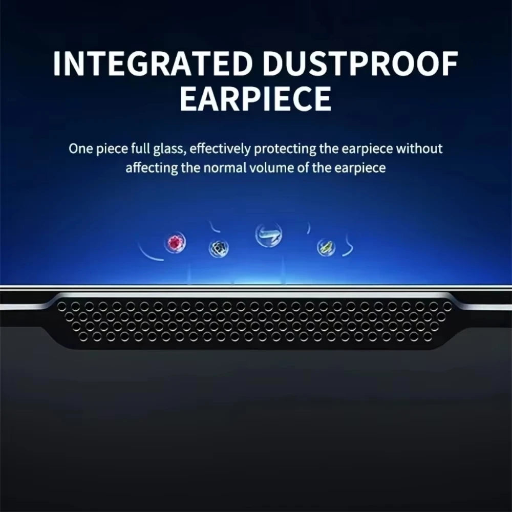 1-5PCS Easy Install HD Screen Protector For iPhone 17 16 13 Pro Max 11 15 14 16e 12 Mini XR X Xs 7 8 Plus Air Tempered Glass