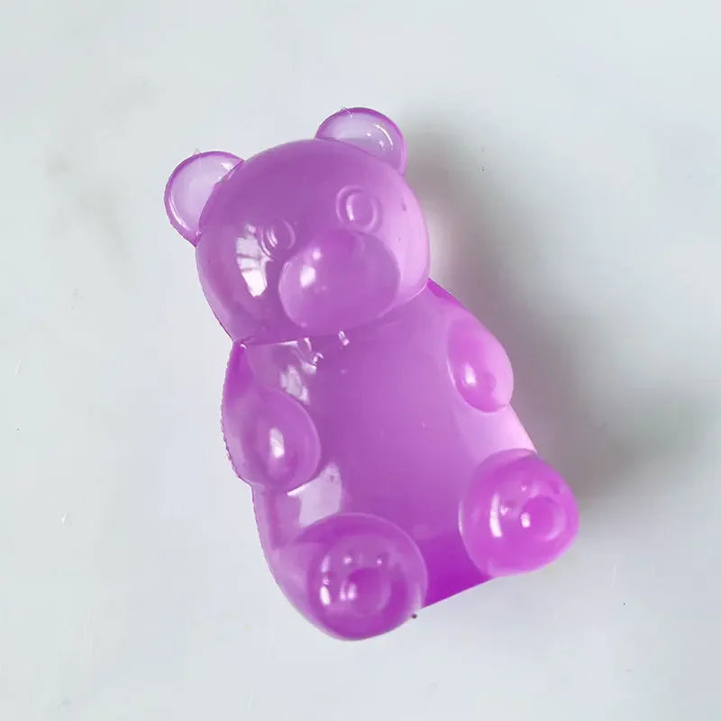 Cute Bear Maltose Squeeze Toy Dough Colorful Sensory Toy Creative New Item Desk Decoration Stress Relief Doll