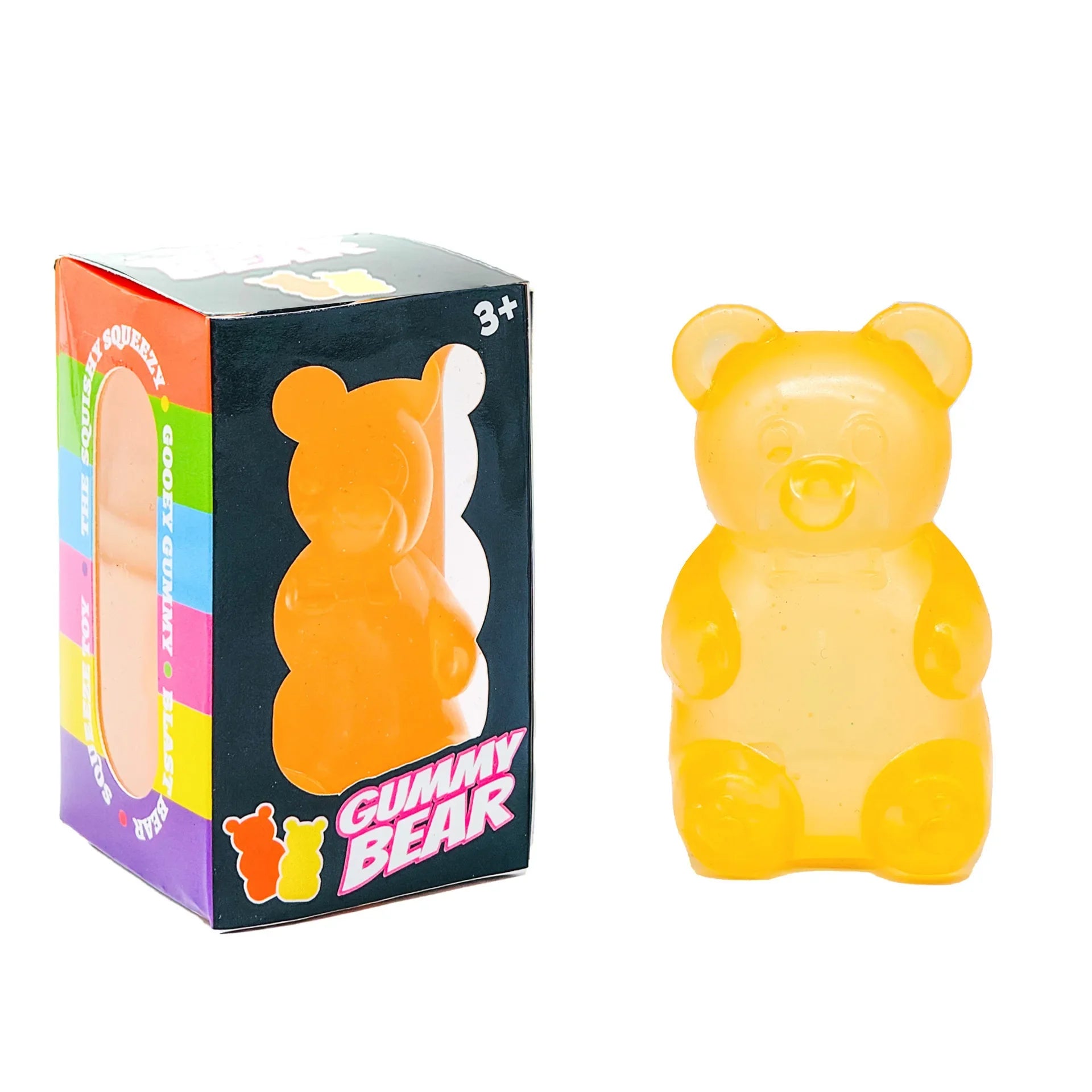 Cute Bear Maltose Squeeze Toy Dough Colorful Sensory Toy Creative New Item Desk Decoration Stress Relief Doll