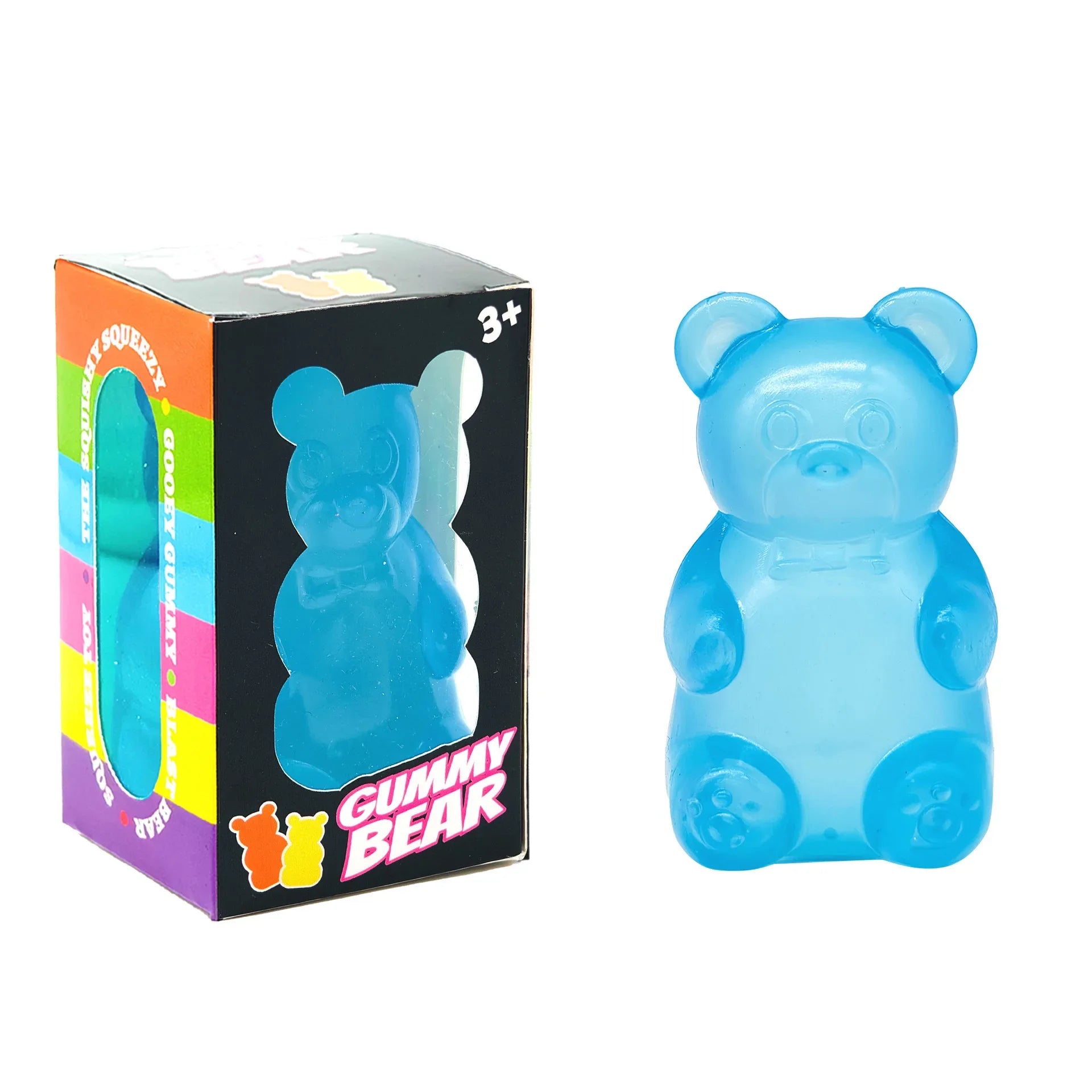 Cute Bear Maltose Squeeze Toy Dough Colorful Sensory Toy Creative New Item Desk Decoration Stress Relief Doll
