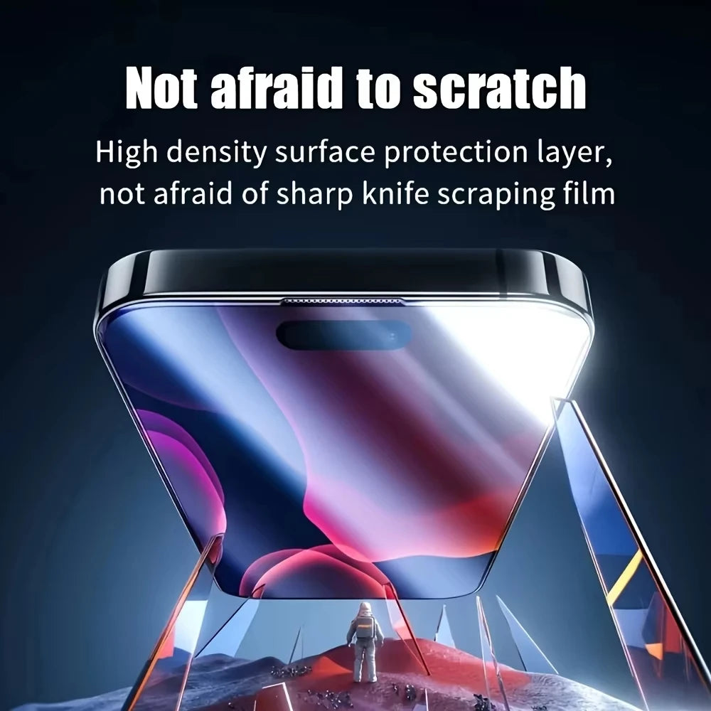 1-5PCS Easy Install HD Screen Protector For iPhone 17 16 13 Pro Max 11 15 14 16e 12 Mini XR X Xs 7 8 Plus Air Tempered Glass
