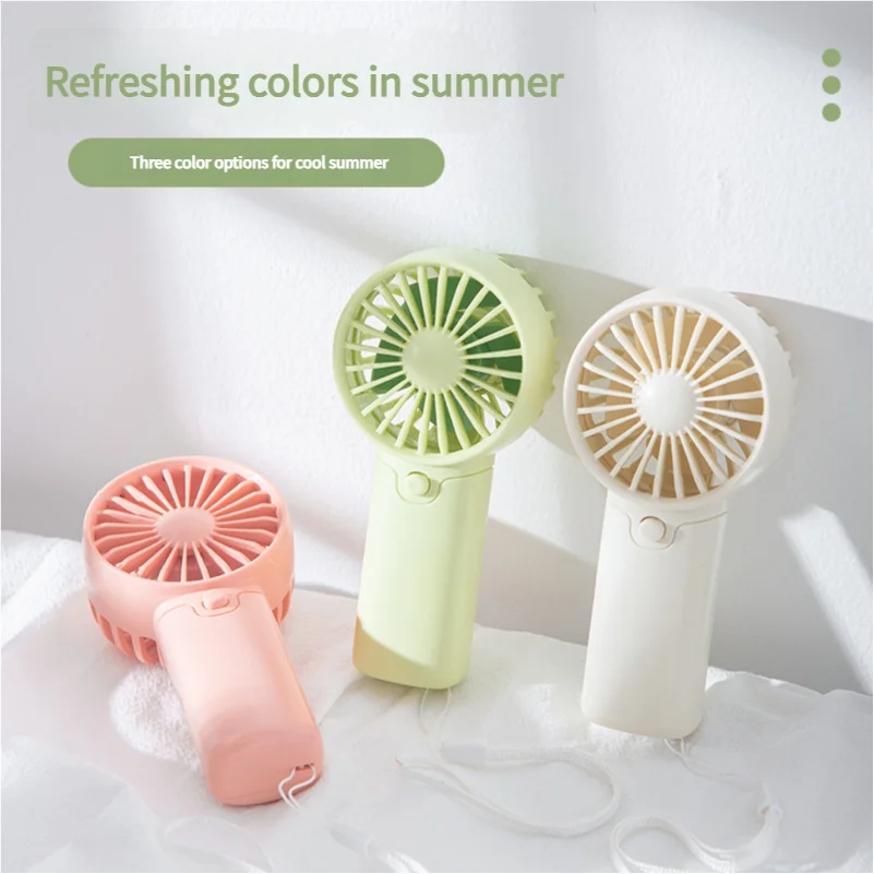 MEET SUN Portable Fan Convenient Creative Small Fan Pocket Hand-held Fan Lightweight AAA Battery Handheld Mini Fan Air Coolers