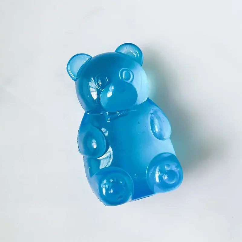 Cute Bear Maltose Squeeze Toy Dough Colorful Sensory Toy Creative New Item Desk Decoration Stress Relief Doll